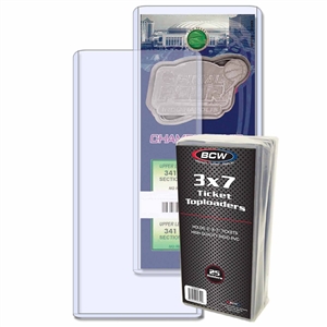 BCW Toploader - 3x7 (Ticket)