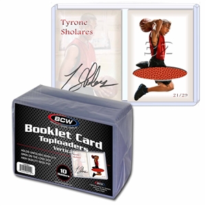 BCW Booklet Card Topload Holder