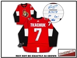 Brady Tkachuk Autographed Jersey
