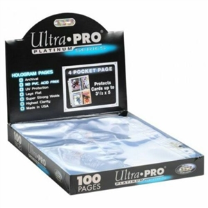 Ultra Pro Mini 4 Pocket Pages - Regular Size Cards