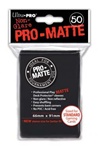 Ultra Pro 50ct Pro Matte Black Sleeves