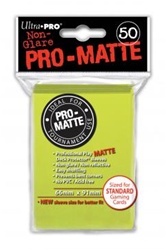 Ultra Pro 50ct Pro Matte Bright Yellow Sleeves