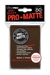 Ultra Pro 50ct Pro Matte Brown Sleeves