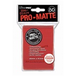 Ultra Pro 50ct Pro Matte Red Sleeves