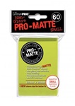 Ultra Pro 60ct Pro Matte Bright Yellow Sleeves