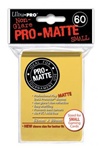 Ultra Pro 60ct Pro Matte Yellow Sleeves